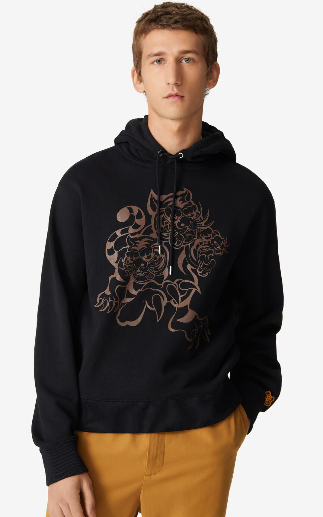 Sweat Kenzo Homme x KANSAIYAMAMOTO Three Tigers Noir MYACW-9418